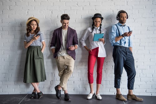 Millennial business on sale casual